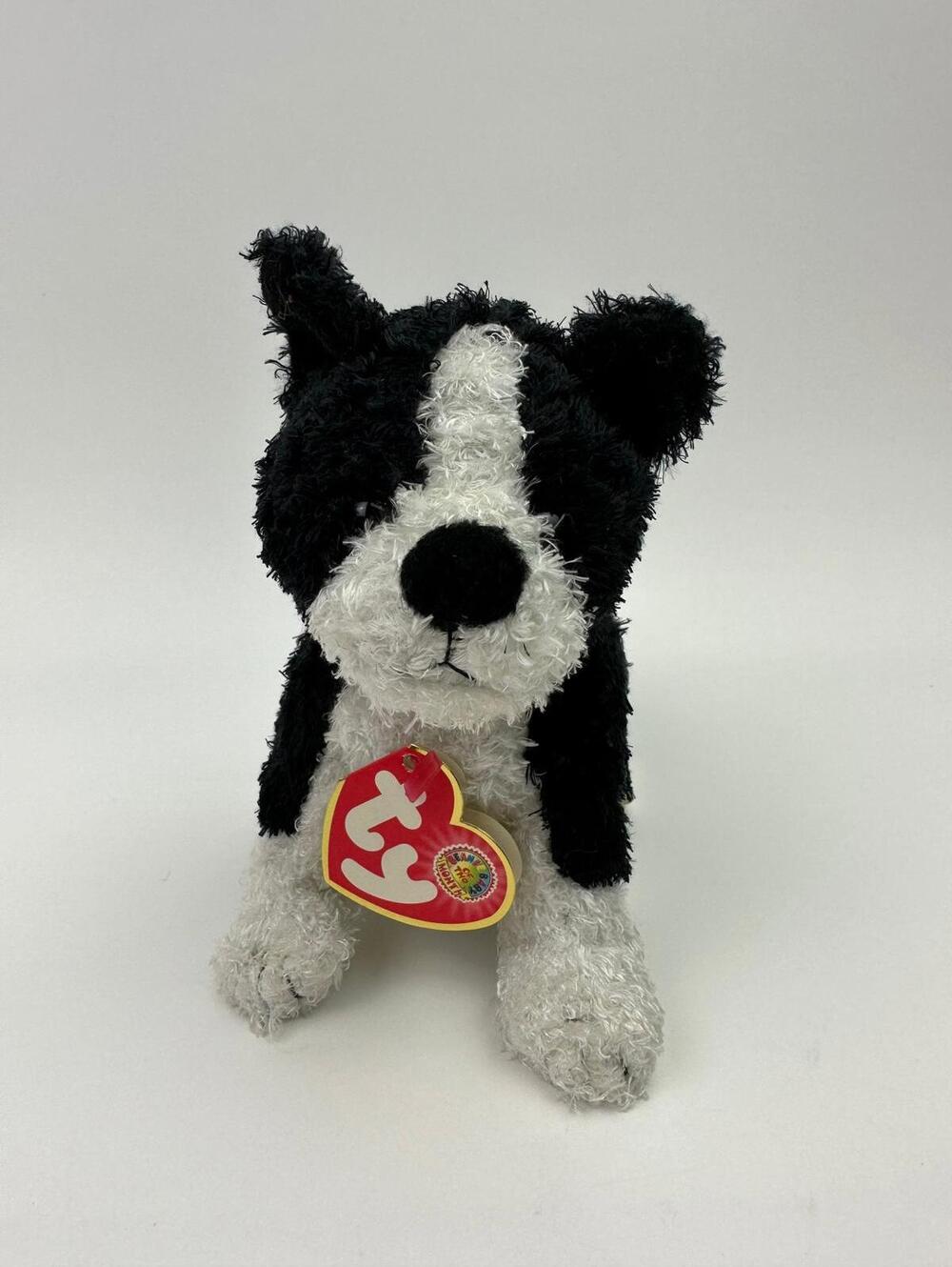 Ty Beanie Baby “Barklowe” the Black and White Dog! (6.5 inch)